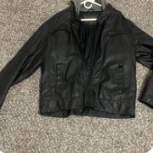 Othr Black Bomber Jacket with Stand-Up Collar